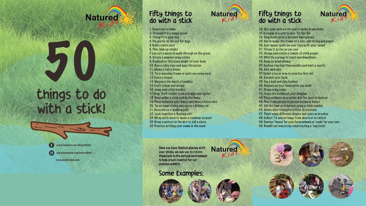 50 things to do with a stick